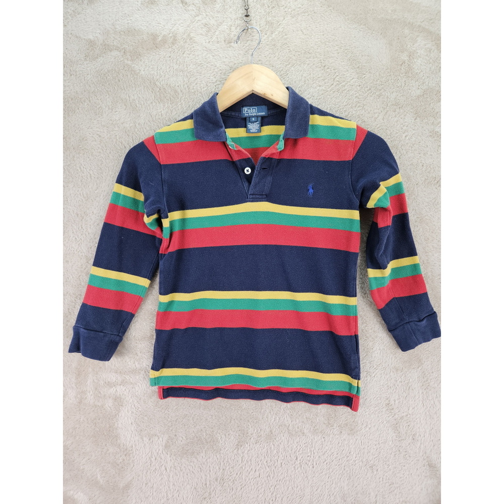 Polo Ralph Lauren Rugby Shirt Long-sleeve Polo Multicolored Striped